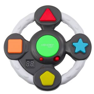 Elektronikus logikai játék Memória Arcade Kormánykerék Fények Hangok