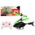Exceed RC helikopter távirányítóval, zöld rotorlapátokkal, játék