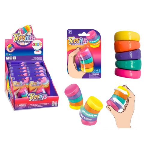 Érzékelő játék anti-stressz szivárvány forgó kerekek 146065279