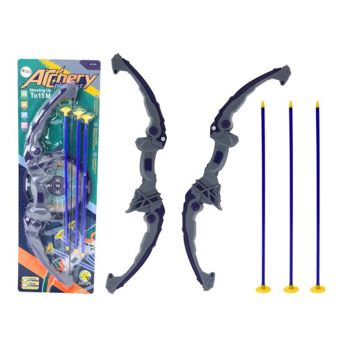 Lövés íj lila nyilak tapadókorongokkal 3 db 146065310