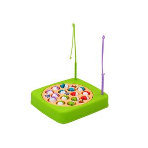 Horgász arcade játék, 15 db horgászbot, zöld