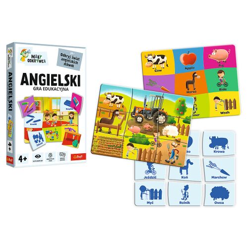 Trefl Little Explorer Angol Játék Doboz Puzzle Darabokkal