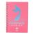 Holografikus sellőfarkú rózsaszín vonalas jegyzetfüzet A6 80 lapos 146065460