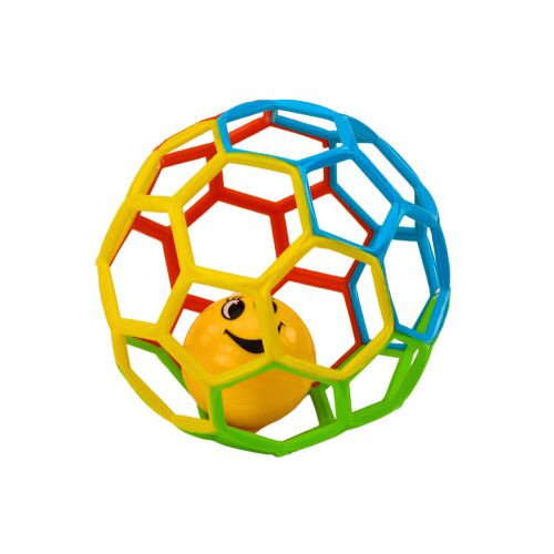 Színes gumilabda csörgővel és csengővel babának 146065491