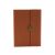 Irodai jegyzetfüzet mágneses A5-ös jegyzetfüzet, barna borítóval bélelve 146066074