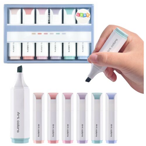 Mini kiemelő készlet finom pasztell színekben 6 db 146066702