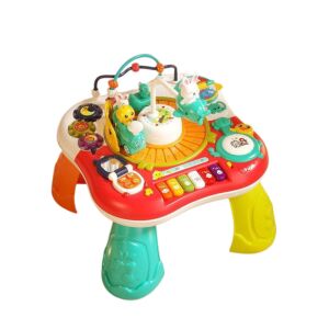 Yango Oktatási táblázat interaktív zenei tanulóasztal zongorával kisgyermekek számára - Lean Toys