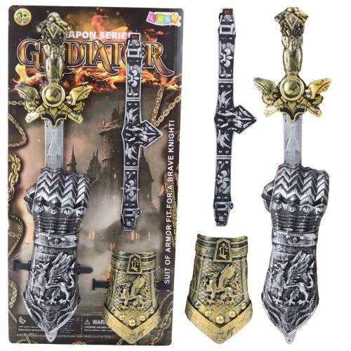 Knight Set Gladiator Sword Protectors Öv díszített 146066915