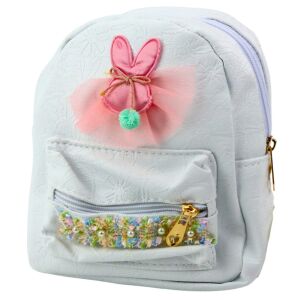 Gyermek hátizsák Nyúl Tüll Díszszalag Fehér 2,5L 20cm