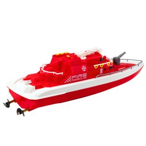 Távirányítós Tűzoltó Motorcsónak Játék, RC Vízi Jármű - Lean Toys