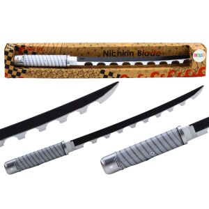 Nichirin szamuráj kard elemmel működő, kényelmes fogantyú, fekete hang