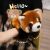 Plüss Red Panda Mascot kulcstartó gyűrű karabiner 13cm 146067636