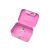 Piggy Bank tárolódoboz, zárható, két kulcs, fém, rózsaszín 146067787