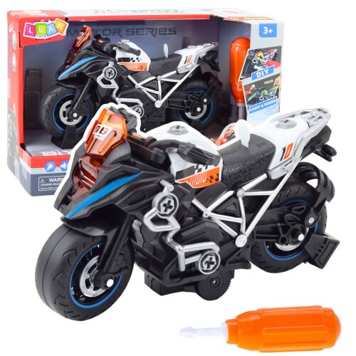 DIY versenykerékpár csavaró szétszerelő lámpák feketén hangzanak 146067847