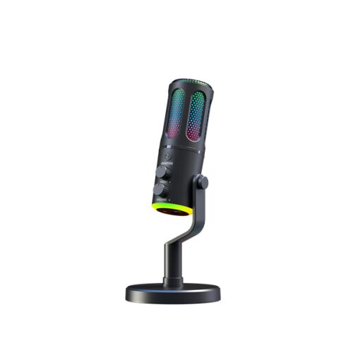 The G-Lab Mikrofon - K-MIC-NEON (3.5mm Jack csatlakozó, RGB, DUAL-CHANNEL CARDIOID, ENC, fekete) 146076553