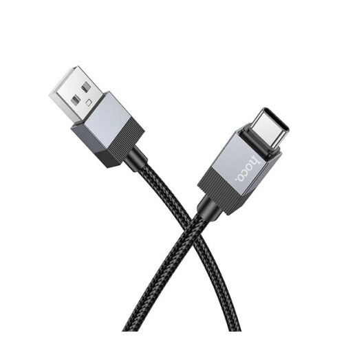 HOCO X110 adatkábel USB - Type-C, cipőfűző, FEKETE 146076820
