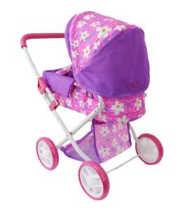 Baby Mix Játék babakocsi - Virág #lila 30438088