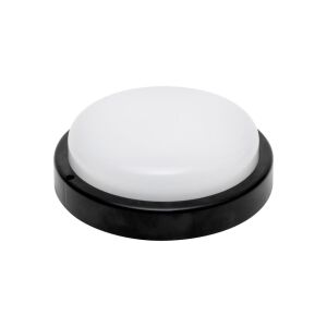 HOME RCC18LEDBK LED-es fali/mennyezeti lámpa, kör alakú, fekete, 18 W, 4000K, 1200 lumen, IP54, kül- és beltéri kivitel