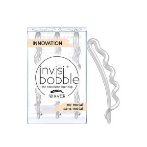 Set Trio, InvisiBobble, Waves, Hair Clip, Crystal Clear, 3 pcs 146079605 - Hajcsat, hajráf