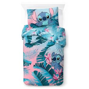 Detská súprava posteľnej bielizne Jay Franco Disney Lilo & Stitch, 100% bavlna, obliečka 50×70 cm, vhodná na pranie v práčke