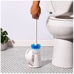 Wc kefe praktikus, önműködően kinyíló tárolóval, vízgyűjtő tálcával és szellőző nyílással (BBM) 146091191 - WC kefe & tartó