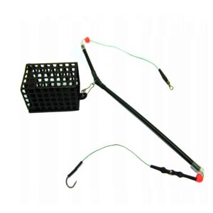 Folyóvízi feeder kosár előkötött előkével 5x13,5x3,5 cm (BBJH) 146092299 - Etetőkosár & ólom