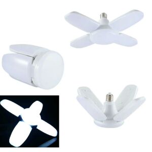 Mini E27 LED összecsukható négyágú nagy fényerejű, energiatakarékos, mennyezeti fényforrás 45W (BBL) 146092666 - Izzó