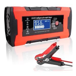 Autós akkumulátortöltő - 7 fokozattal és integrált töltésvezérlő rendszerrel - 10A, 12V (BBD) (THM) 146092850 - Jármű akkumulátor töltő