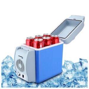 2in1 elektromos frissen tartó készülék utazáshoz - autós hűtőtáska és élelmiszer melegítő - vállpánttal és 3 pohártartóval a tetején - 7,5L, 65W (BBV) 146092863 - Étel & Ital hordozó