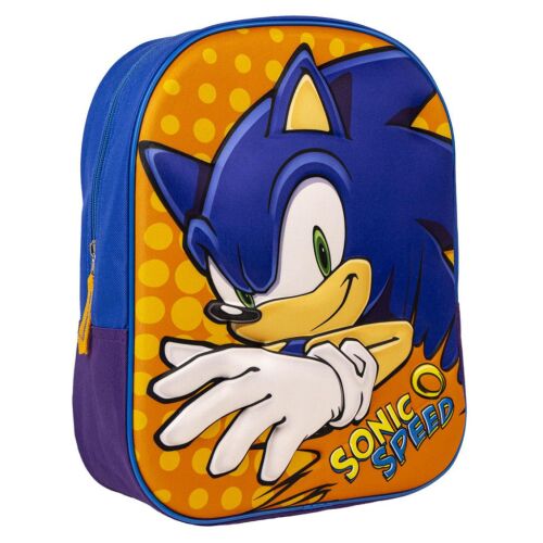 Sonic a sündisznó Speed 3D hátizsák, táska 31 cm 146093704