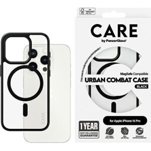 PanzerGlass Urban Combat iPhone 15 Pro MagSafe Telefon tok - Átlátszó / Fekete (1426) 146094802 - Sport telefontok