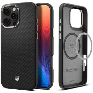 Spigen Enzo Aramid Black Natural iPhone 16 Pro Max tok (ACS08501) 146094990 - Spigen
