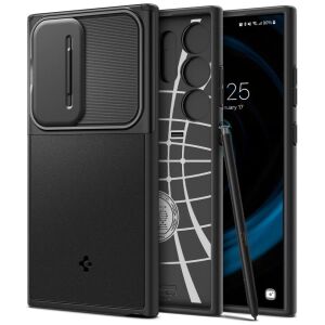 Spigen Optik Armor Samsung Galaxy S24 Ultra Tok - Fekete (ACS07313) 146095631 - Spigen