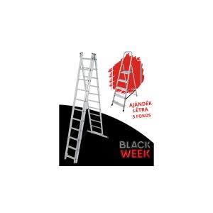 Krause Corda Sokcélú Létra 3x11 fokos +EXTRA AJÁNDÉK LÉTRÁVAL! 146098567 - KRAUSE