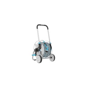 Tömlőkocsi fém szett EXPLORER + 25m tömlő és locsolószett 146104367 - Cellfast