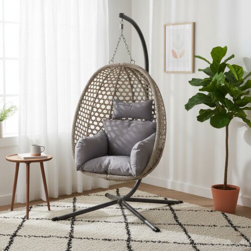 Pepita California folding recliner with cushions #grey 146108069