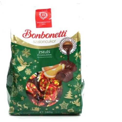 Bonbonetti Zselés Szaloncukor Narancs-Citrom Ízű, 280g