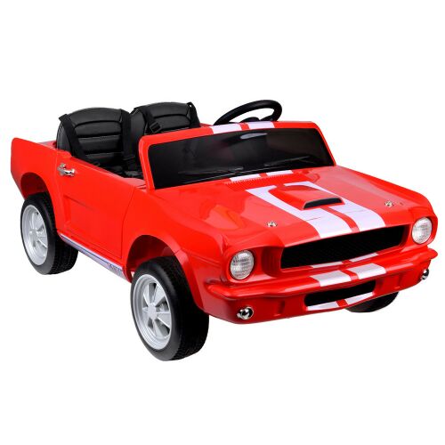 Akkumulátoros KÉTSZEMÉLYES gyerek autó SHELBY GT 350 classic - piros 146114816