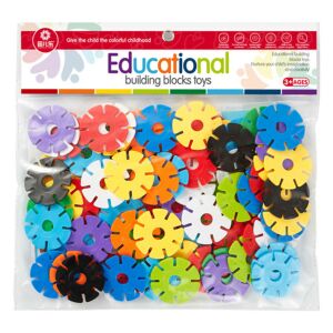 Óvodai Csillagépítő klt., 26x26+ cm zacsk. 146115107 - Műanyag építőjáték