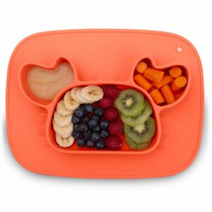 Baba szilikon etető tányér rák ricokids 146120611 - Ricokids