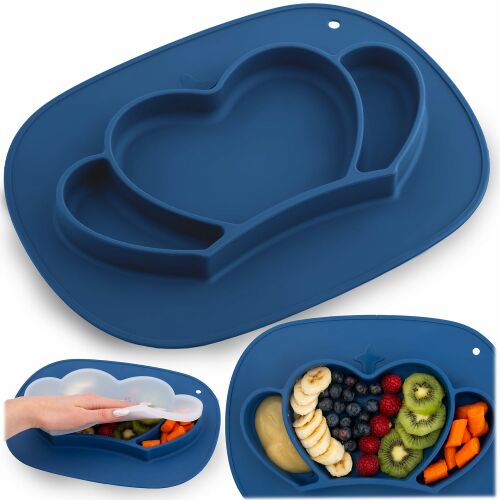 Baba szilikon etető tányér korona ricokids 146120867