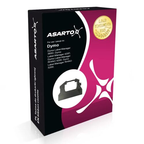 Asarto szalag DYMO D19/7/BK/Y | S0720880 | fekete/sárga 146120931