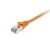 Equip Cat6A S/FTP narancssárga patch kábel RJ45 csatlakozóval