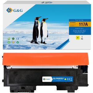 G&G kompatybilny toner z HP W2072A, NT-PH2072Y, HP 117A, yellow, 700s 146121340 - Toner do drukarki
