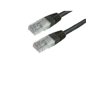 Patchcord MediaRange RJ45 U/UTP C5e 15,0m (UTP), czarny 146121672 - Kabel UTP