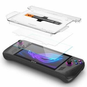 SPIGEN GLAS.TR ”EZ FIT” 2-PACK ÜTŐTT ÜVEG ASUS ROG ALLY X ÁTTETSZŐ 146121703 - Képernyővédő fólia