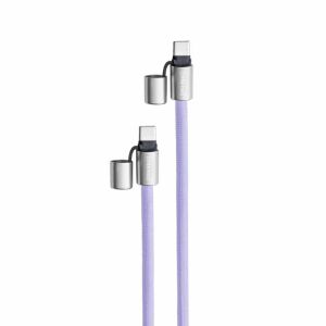 USB-C-ről USB-C-re kábel 1,65 m/karkötő lila 7991003 INTENSO