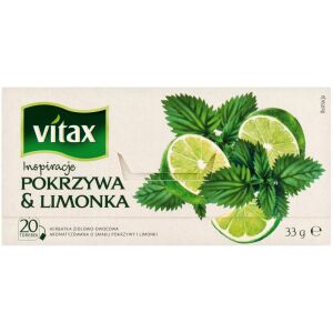 VITAX Inspiráció tea, csalán és citromfű, 20 filteres tasak