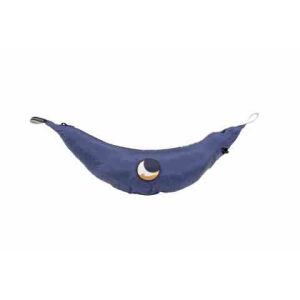 Hamak jednoosobowy TTTM Compact Hammock niebieski (39) 146121856 - Rozkładane łóżko i rozkładany fotel