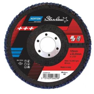 Norton Clipper Tarcie cu lamele FLD FDTF 125x22 R82B NOR P60 STARL EU 146121983 - Accesorii pentru unelte